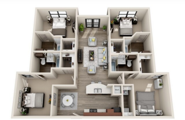 Unit Private Private floor plan